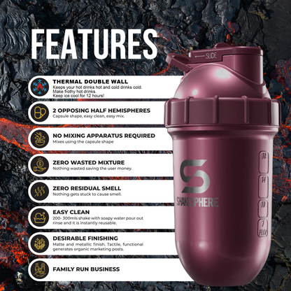 ShakeSphere Tumbler Steel - Rose Gold
