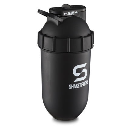 ShakeSphere Tumbler Original - Matte Black with white logo