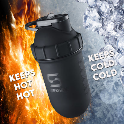 ShakeSphere Tumbler Steel - Matte Black