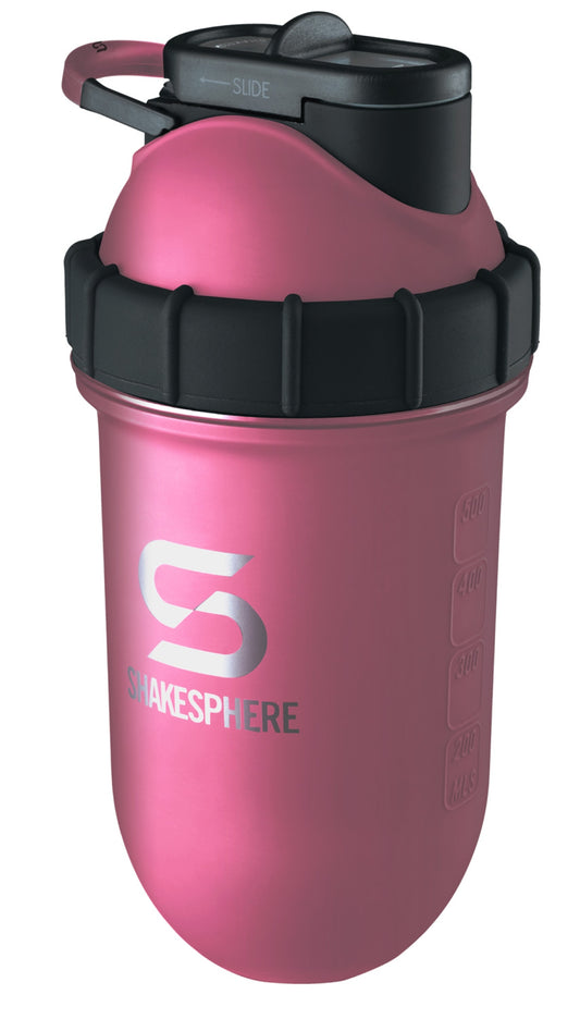 ShakeSphere Tumbler Steel - Rose Gold with black logo