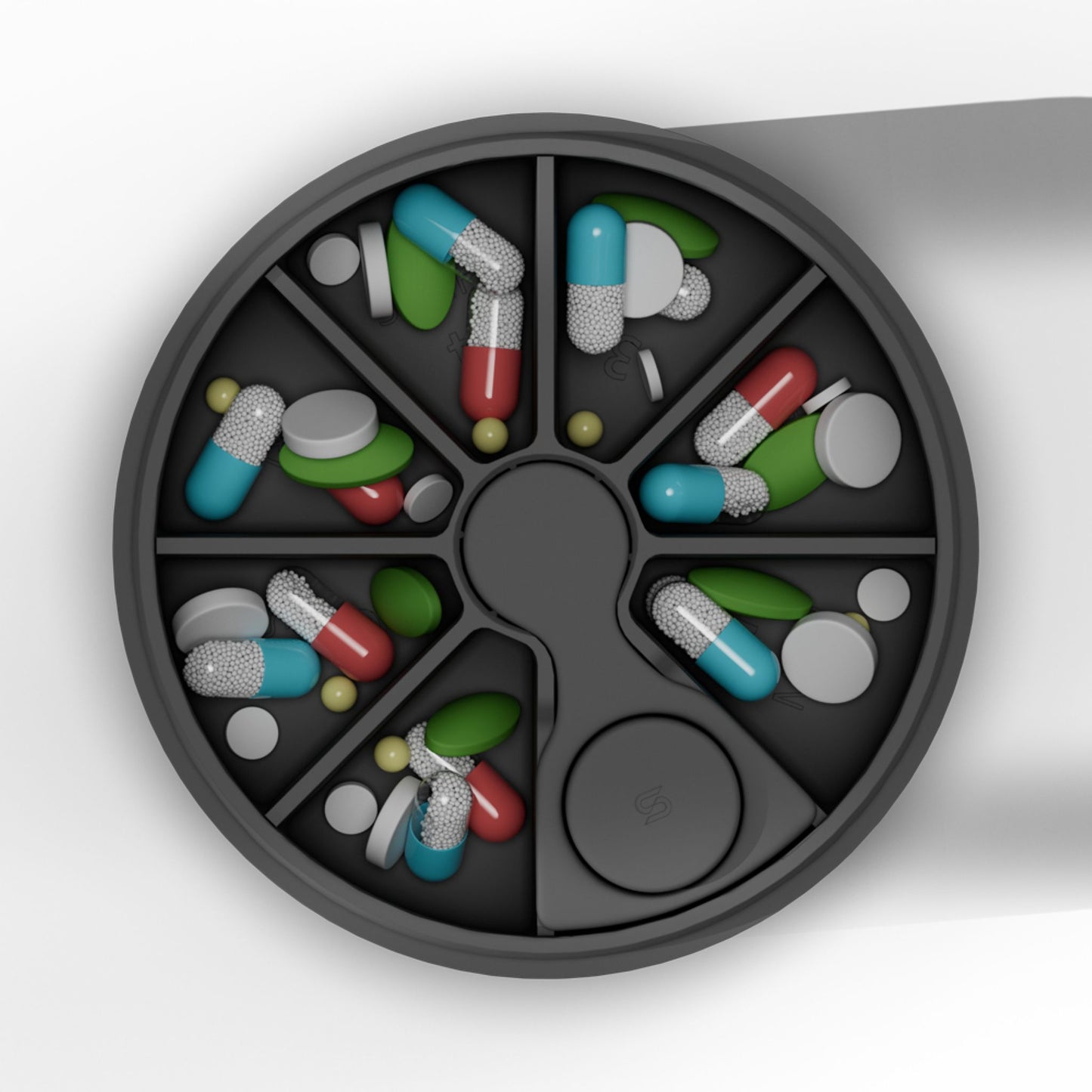 ShakeSphere Magnetic Pill Storage - 2 pack