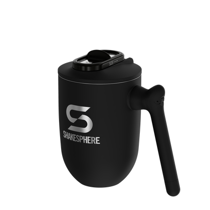 ShakeSphere Coffee Cup - Matte Black Steel