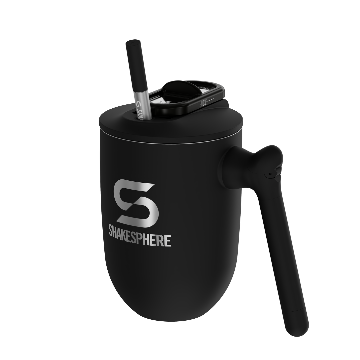 ShakeSphere Coffee Cup - Matte Black Steel