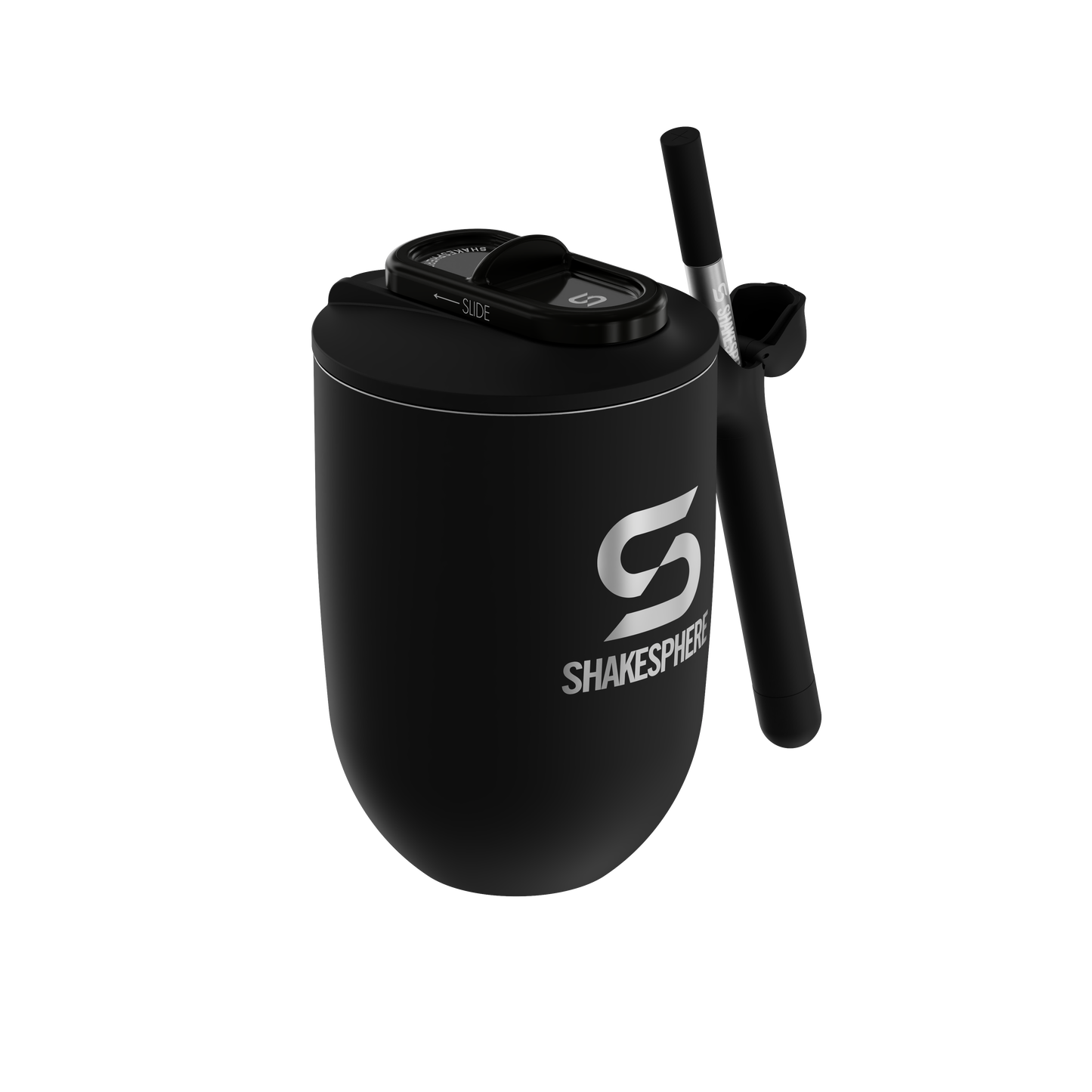 ShakeSphere Coffee Cup - Matte Black Steel