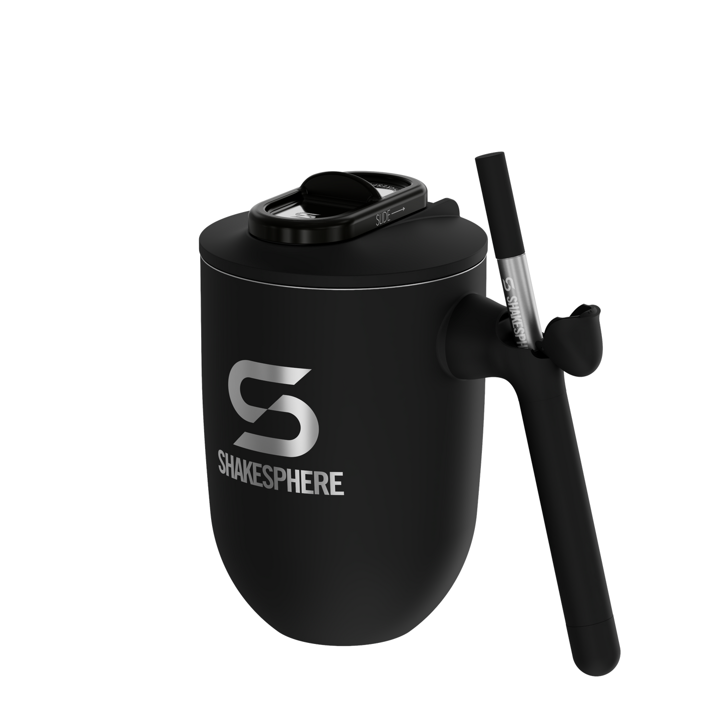 ShakeSphere Coffee Cup - Matte Black Steel