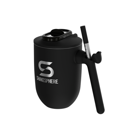 ShakeSphere Coffee Cup - Matte Black Steel
