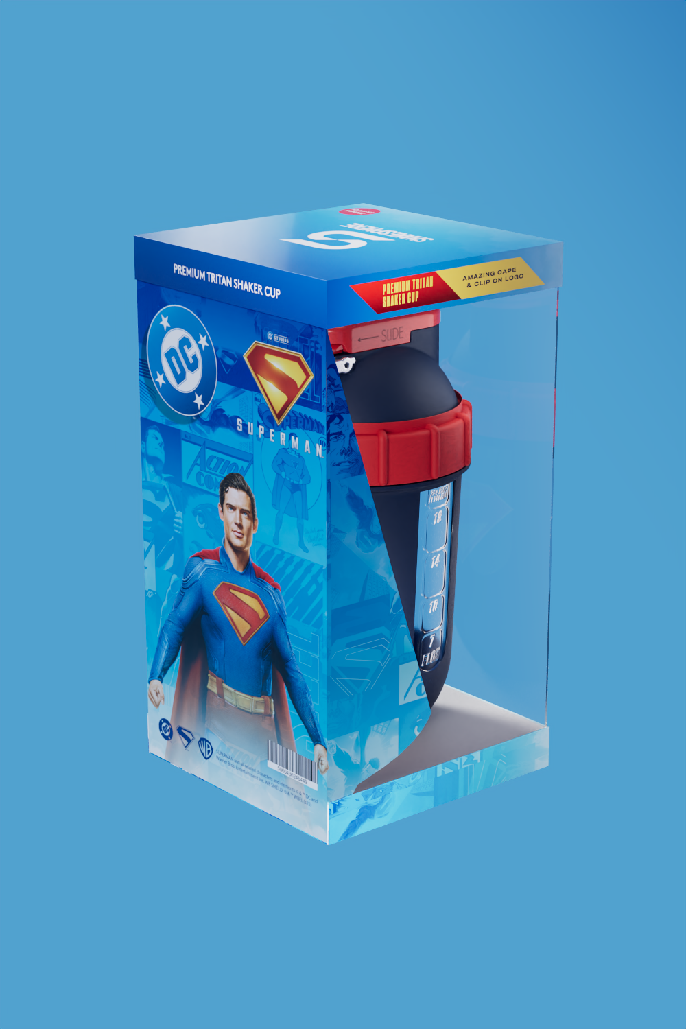 ShakeSphere Superhero Tumbler Tritan - Superman